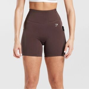 Gymshark brown pocket shorts